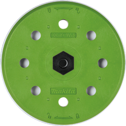 6" Round Polishing Backing Pad, Hook & Loop, Hard