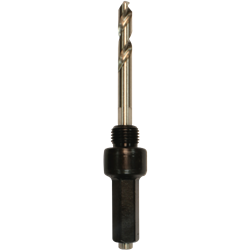Eje para Broca de Corona, 1/2"-20, Eje Hex de 7/16"