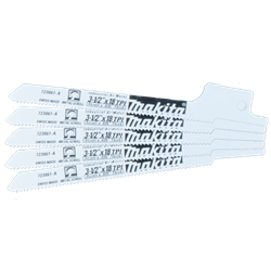 3-1/2" Metal Cutting Recipro Saw Blde, 18TPI, 5/pk
