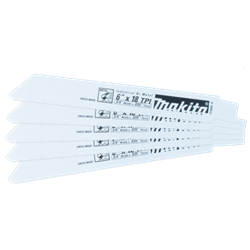 6" Metal Cutting Recipro Saw Blade, 18TPI, 5/pk