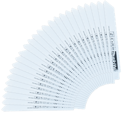 6" Metal Cutting Recipro Saw Blade, 24TPI, 25/pk