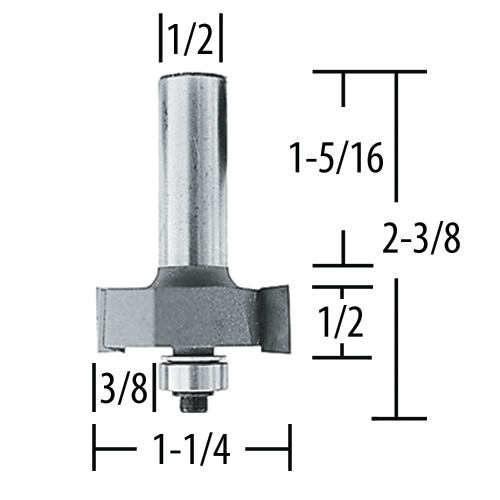 Makita 733282-A Measurements Shot - Thumbnail
