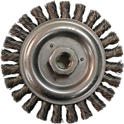 5" Knot Cable Twist Wire Wheel, 5/8"-11