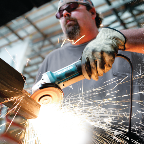 Makita 9565PC Action Shot 1 - Thumbnail