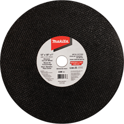 Disco Abrasivo de Corte de 12" x 1/8" x 1" para Metales Ferrosos, Paq. c/10
