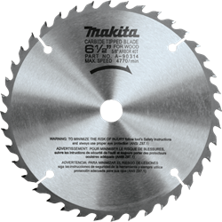 6-1/2" 40T Carbide-Tipped Circular Saw Blade