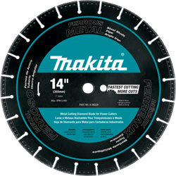 Hoja de Diamante de 14" con Borde Segmentado, Corte en Metal