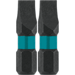 ImpactX™ #8 Slotted 1″ Insert Bit, 2/pk