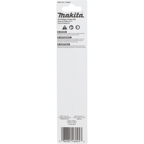 Makita A-96883 Packaging Shot (back) - Thumbnail