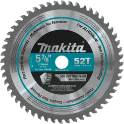 5-7/8" 52T Carbide-Tipped Saw Blade, Aluminum