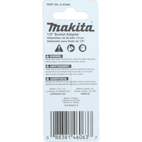 Makita A-97069 Packaging Shot (back) - Thumbnail