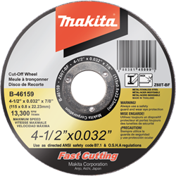 4-1/2" Ultra Thin Cut-Off Wheel, Stainless