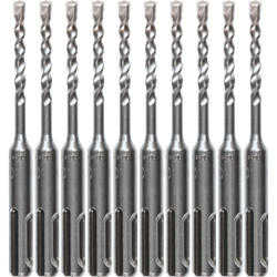 3/16" x 4" SDS-PLUS Bit, 2-Cutter, 10/pk