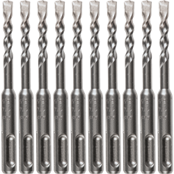 1/4" x 4" SDS-PLUS Bit, 2-Cutter, 10/pk