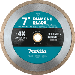 Hoja de 7" de Diamante, Borde Continuo, Uso General