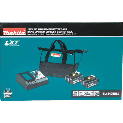 Makita BL1840BDC2 Package Shot - Thumbnail