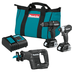 Juego Combinado de 2-Pz. Sub-Compact LXT® de 18V con Sierra Alternativa