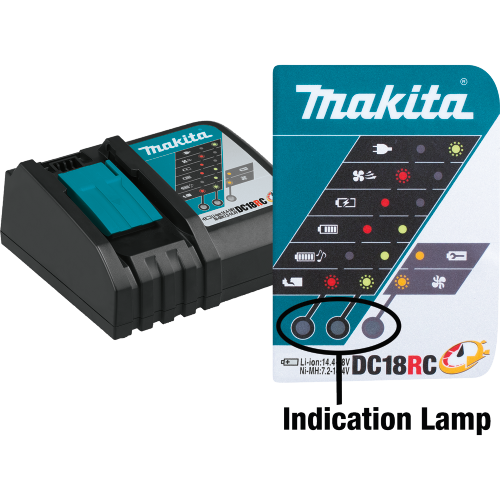 Makita DC18RC Feature Shot (display panel) - Thumbnail