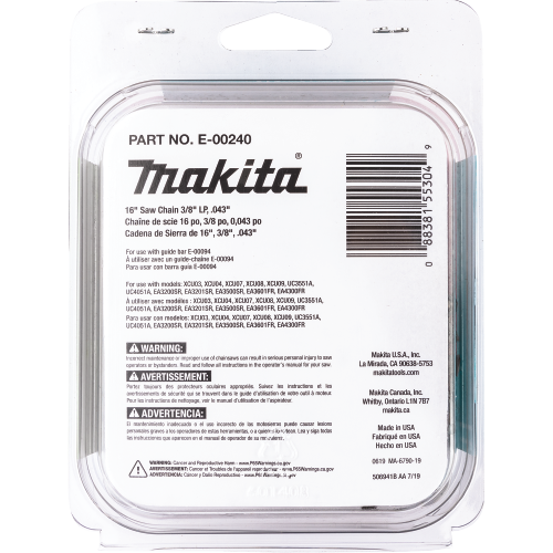 Makita E-00240 Package Shot (back) - Thumbnail