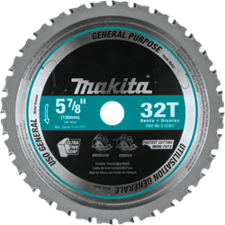 5-7/8" 32T Carbide-Tipped Saw Blade, Metal/General Purpose