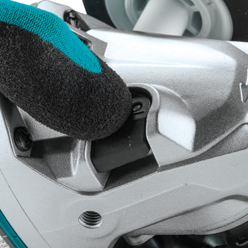 Makita GA4590 Feature Shot (blade lock no brake) - Thumbnail