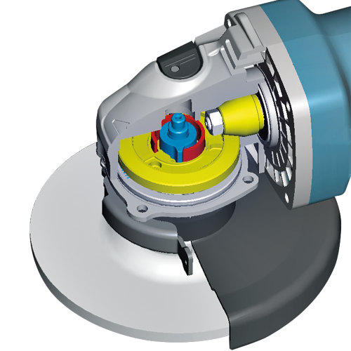 Makita GA7061 Feature Shot (leaf spring) - Thumbnail