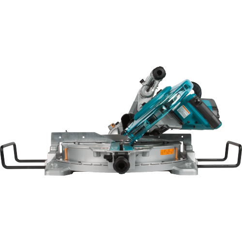 Makita LS1019L Feature Shot (right bevel vacuum) - Thumbnail