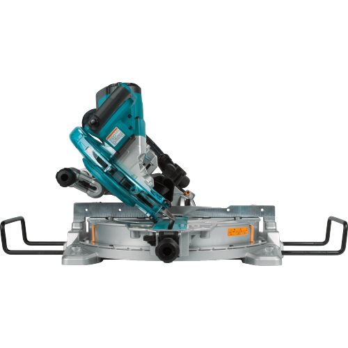 Makita LS1019L Feature Shot (left bevel vacuum) - Thumbnail
