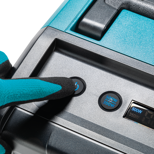 Makita MW001GZ Feature Shot (power button) - Thumbnail