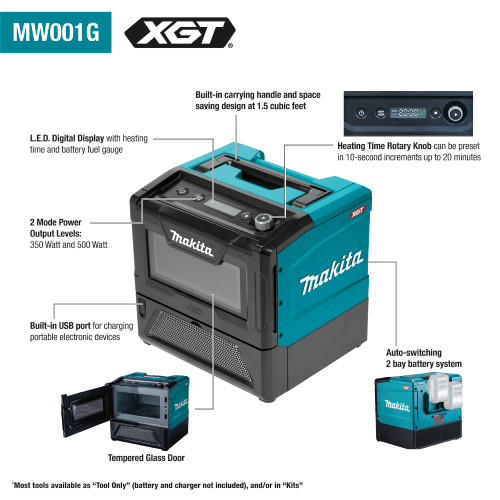 Makita MW001G Feature Shot (Callouts) - Thumbnail