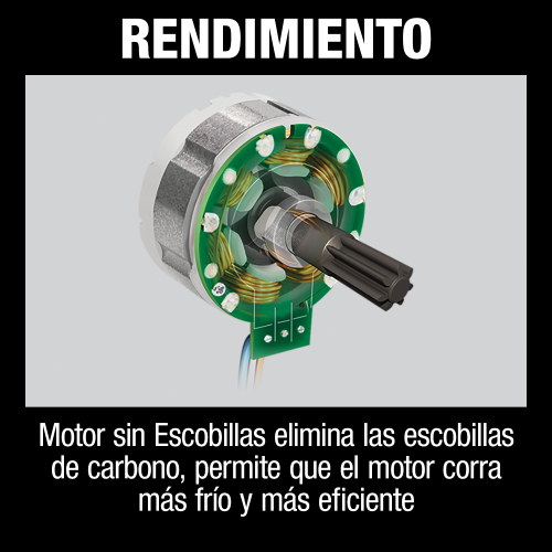 Makita XAG25Z Feature Box with text Spanish_Rendimiento - Thumbnail