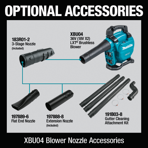 Makita XBU04 Feature Box with Text_Optional Accessory - Thumbnail