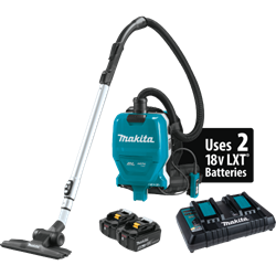 36V (18V X2) LXT® Brushless 2 Quart HEPA Filter Backpack Dry Vacuum Kit