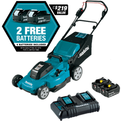 36V (18V X2) LXT® 21" Lawn Mower Kit w/ 4 Batteries
