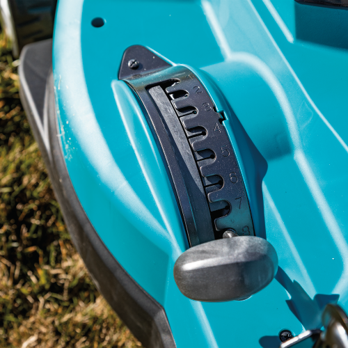 Makita XML14CT Feature Shot (single lever cutting height adjustment) - Thumbnail