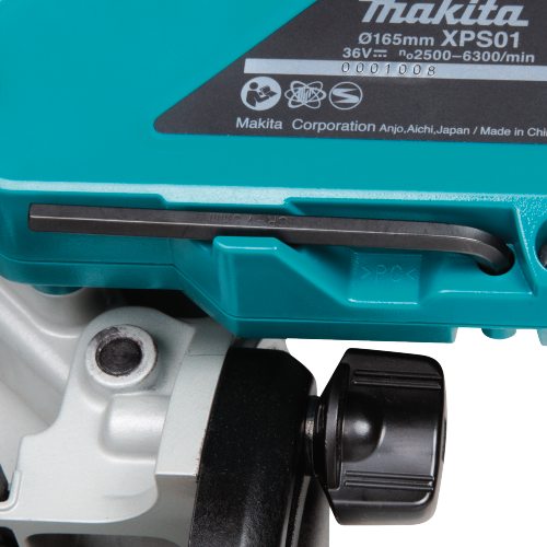 Makita XPS01Z Feature Shot (hex wrench storage) - Thumbnail