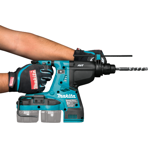 Makita XRH10Z Feature Shot (back profile ergonomic grip) - Thumbnail