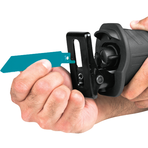 Makita XRJ07ZB Feature Shot (tool less blade change) - Thumbnail