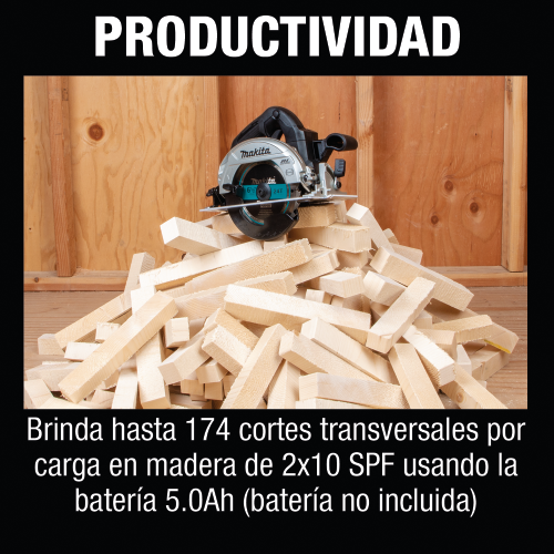Makita XSH04ZB Feature Box with text Spanish_Productividad - Thumbnail