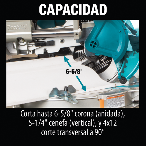 Makita XSL06Z Feature Box with text Spanish_Capacidad - Thumbnail