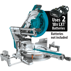 Sierra de Inglete Comp. de 12" de Doble-Bisel de Crra. LXT® de 36V (18V X2) sin Escobillas