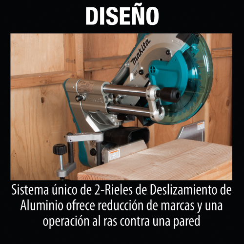 Makita XSL06Z Feature Box with text Spanish_Diseño - Thumbnail