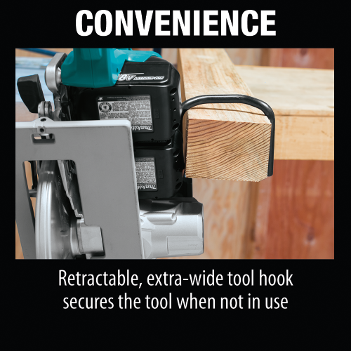 Makita XSR01PT Feature Box with text_Convenience - Thumbnail