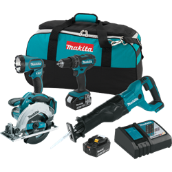 Juego Combinado de 4-Pz. LXT® de 18V