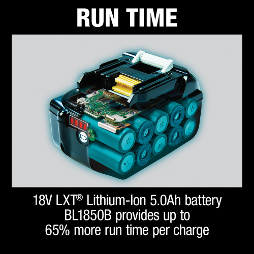 Makita XT616PT Feature Box with text_Run Time - Thumbnail