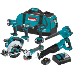 Juego Combinado de 7-Pzas. Inalámbricas LXT® Litio-Ion de 18V (3.0Ah)